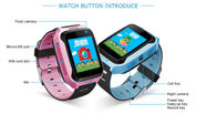 تجهیزات ویژه کودکان و نوجوانان پوشیدنی ساعت هوشمند ردیاب GPS هوشمند ساعت Q529 با دوربین و چراغ قوه
