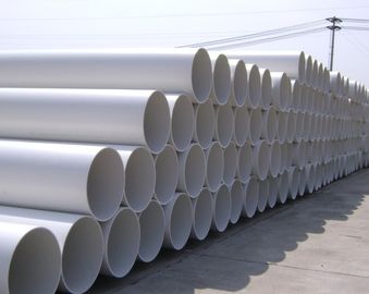 پلاستیک UPVC / CPVC / PVC لوله خط اکستروژن با SJZS65 / 132 مخروطی دوقلو پیچ اکسترودر