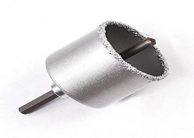 کاشی و سرامیک بزرگ 53mm قطر شن کاربید تنگستن سوراخ اره عمر طولانی