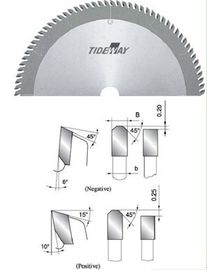 محوری TCT دندان تیغه اره گرد برای برش فولاد plasitic، پلکسی گلاس