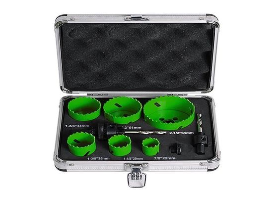 مته فولاد ضد زنگ / فلزی سوراخ 29mm و 22mm تنظیم SAW با مورد آلومینیوم