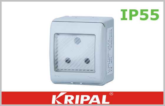 250V آفریقای جنوبی در فضای باز پلاگین سوکت / 15 آمپر گرد پین سوکت
