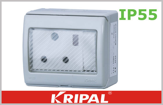250V آفریقای جنوبی در فضای باز پلاگین سوکت / 15 آمپر گرد پین سوکت