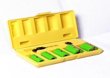 7PC بی فلز سوراخ اره فولاد ضد زنگ، بتن کن 32mm 38mm و قطر بزرگ سوراخ اره