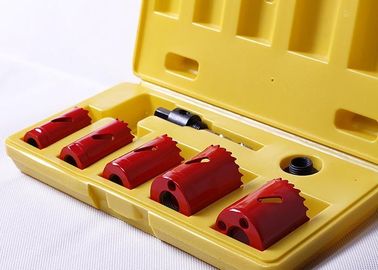 7PC بی فلز سوراخ اره فولاد ضد زنگ، بتن کن 32mm 38mm و قطر بزرگ سوراخ اره