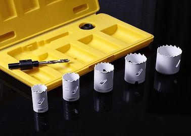 7PC بی فلز سوراخ اره فولاد ضد زنگ، بتن کن 32mm 38mm و قطر بزرگ سوراخ اره