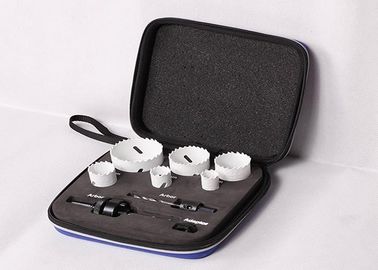 9PC HSS بی فلزی سوراخ اره تنظیم لنز 35mm برش عمیق با پارچه مورد