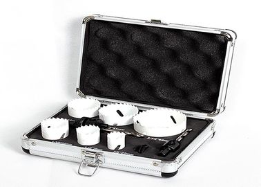 9PC فلزی / فولاد ضد زنگ سوراخ اره با 38mm و برش عمق، قطر بزرگ سوراخ تنظیم اره