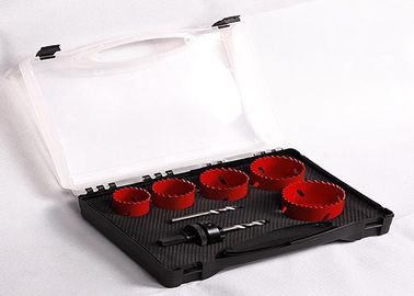 7PC فولاد ضد زنگ دو فلزی سوراخ اره 38mm و 44mm 2 اینچ 2.5 اینچ با خلبان مته / أربرس
