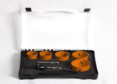 7PC فولاد ضد زنگ دو فلزی سوراخ اره 38mm و 44mm 2 اینچ 2.5 اینچ با خلبان مته / أربرس