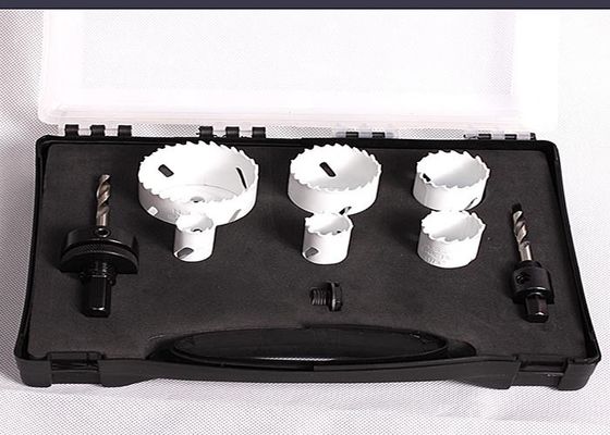 برق دو فلزی سوراخ اره مته مجموعه ای با 38mm و برش عمق، مورد پلاستیک