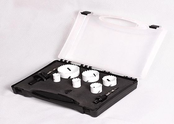برق دو فلزی سوراخ اره مته مجموعه ای با 38mm و برش عمق، مورد پلاستیک