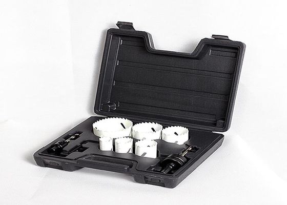 9PC قطر بزرگ با 22mm - 64mm و HSS دو فلزی سوراخ تنظیم اره و برش فلز