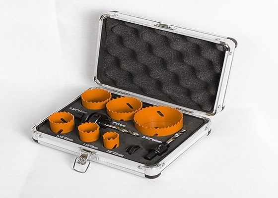 1.5 &quot;2 اینچ HSS فولاد ضد زنگ دو فلزی سوراخ تنظیم SAW با مورد آلومینیوم