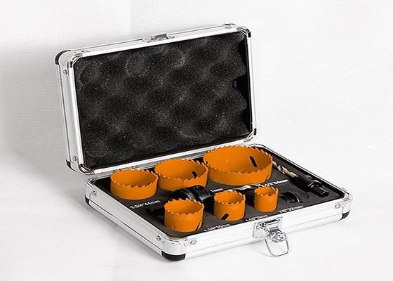 1.5 &quot;2 اینچ HSS فولاد ضد زنگ دو فلزی سوراخ تنظیم SAW با مورد آلومینیوم