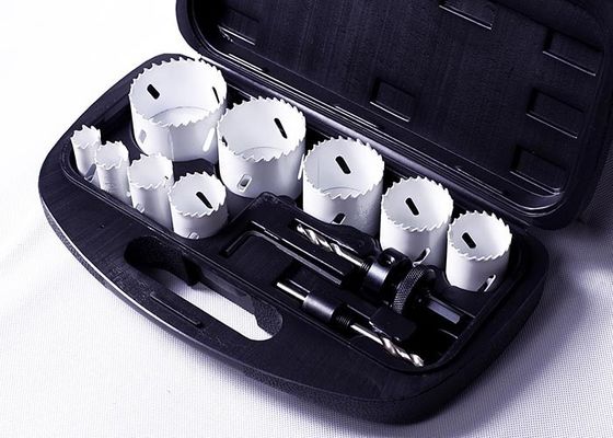 سفید 1-3 / 8 &quot;2&quot; دندان خوب دو فلزی سوراخ اره برش ابزار برای کف سخت چوب