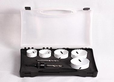 7PC HSS دو فلزی سوراخ اره، قطر بزرگ 1.5 &quot;- 2.5&quot; سوراخ اره مته