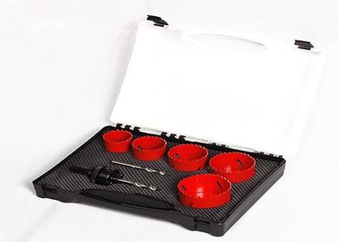 7PC HSS دو فلزی سوراخ اره، قطر بزرگ 1.5 &quot;- 2.5&quot; سوراخ اره مته