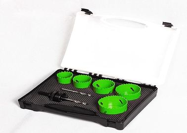 7PC HSS دو فلزی سوراخ اره، قطر بزرگ 1.5 &quot;- 2.5&quot; سوراخ اره مته