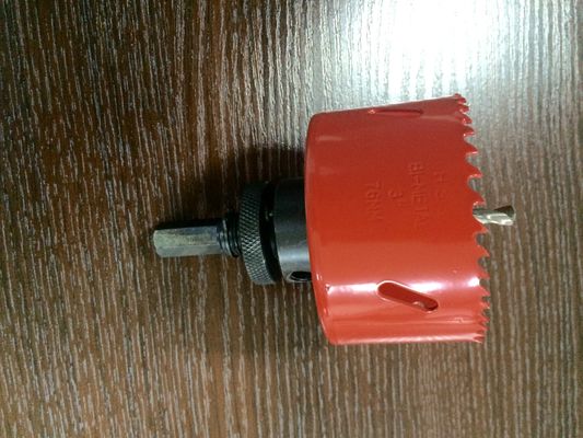 7/8 &quot;64mm و 29mm 9PC HSS پیچ دندان برش فلز سوراخ تنظیم اره برای مته