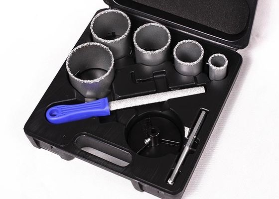 کاشی / سرامیک / سنگ مرمر کاربید تنگستن سوراخ تنظیم SAW با نصف فایل گرد 6 &#39;&#39;