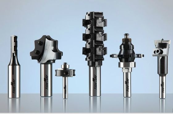CNC روتر بیت، میکرو دانه کاربید تنگستن روتر بیت با تعویض چاقو برای نجاری