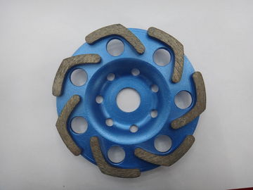 نصب شده آبکاری الماس جام سنگزنی چرخ سنگ مرمر، سنگ بتن چرخ